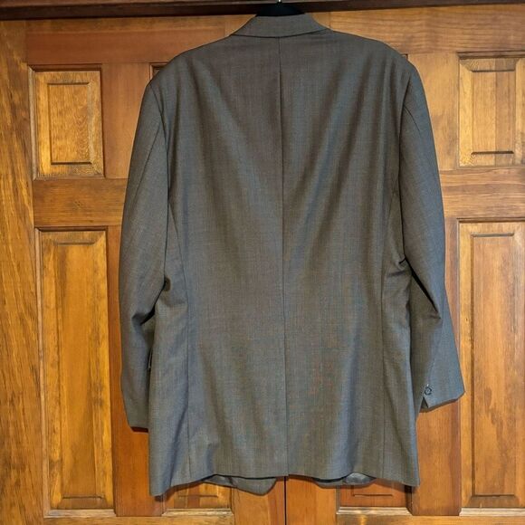Hickey Freeman Regent Gray Sport Coat Jacket Blazer Men's size 44L 100% wool - Picture 3 of 9